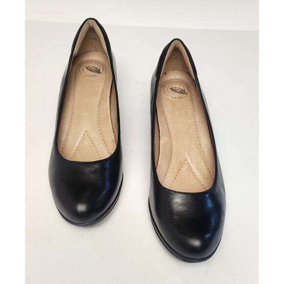 Dexflex Comfort Women's Dusk Black Low Wedge Heel Shoes Size 12W - Picture 3 of 11